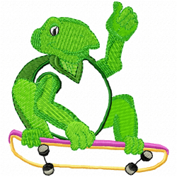 Turtle Embroidery Design 1 Turtle Embroidery Design 1